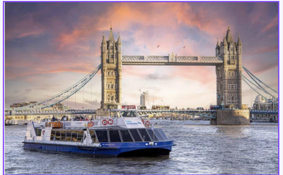 A boat in London