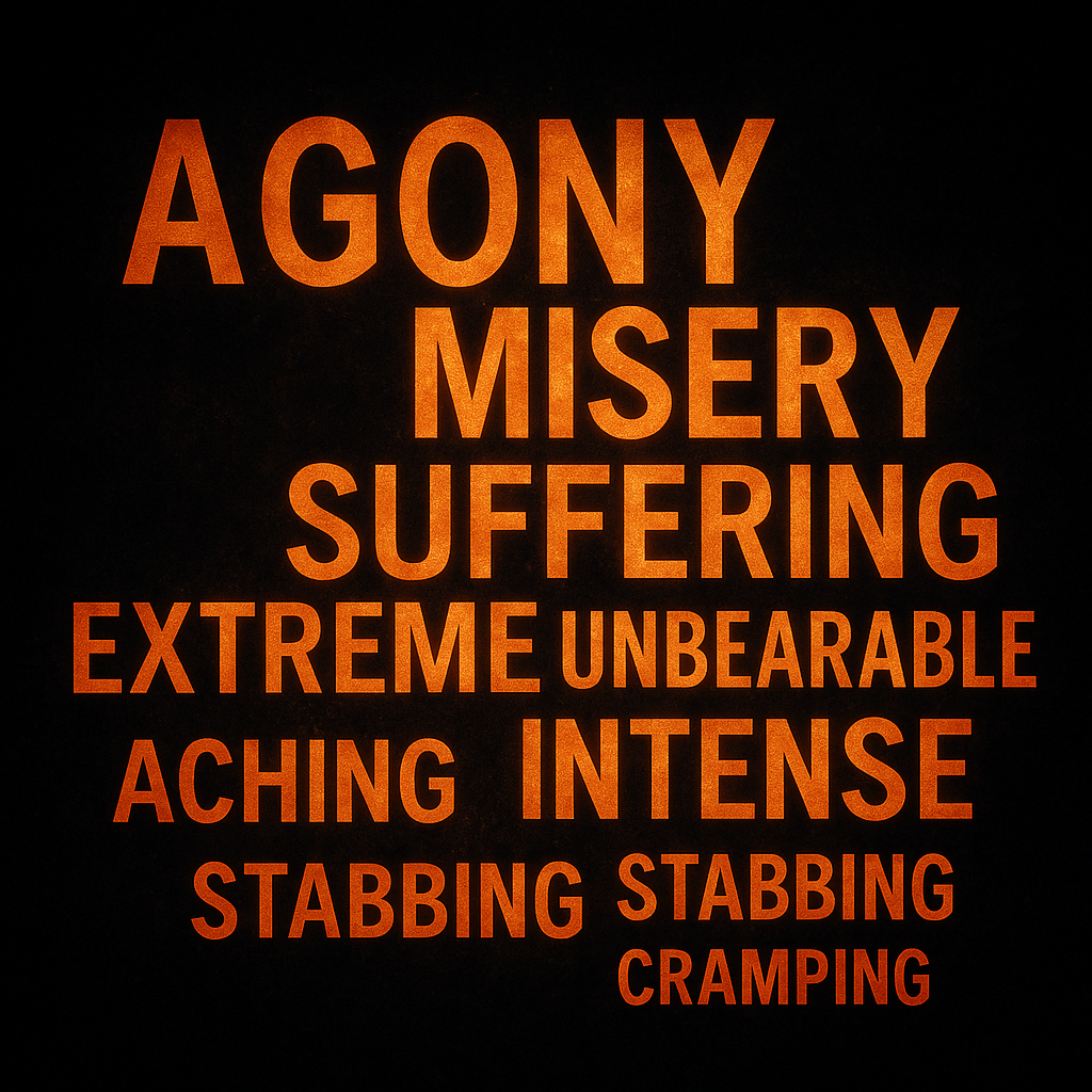 Visual of pain metaphors dataset